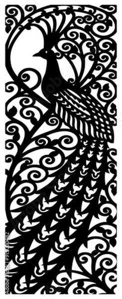 Fototapeta Peacock vector File