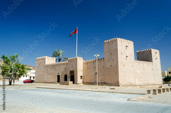 Obraz Taqah Fort / The most popular castle to visit in the region of Dhofar in the South of Sultanate of Oman