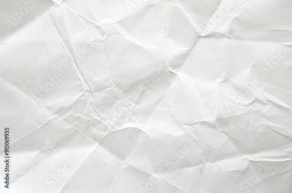 Obraz crumpled torn and old white paper