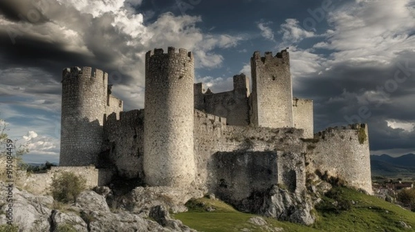 Obraz Ancient Castle on a Hilltop