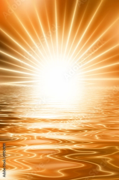 Fototapeta Beautiful sunset