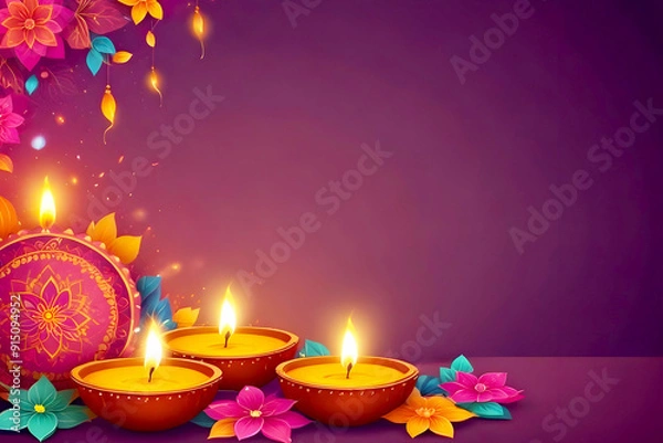 Obraz dewali backgroung