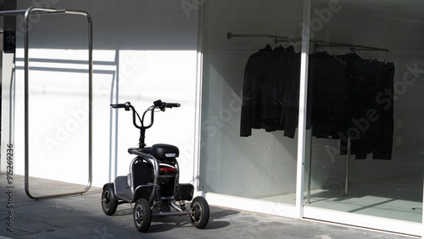 Obraz motorcycle on the street