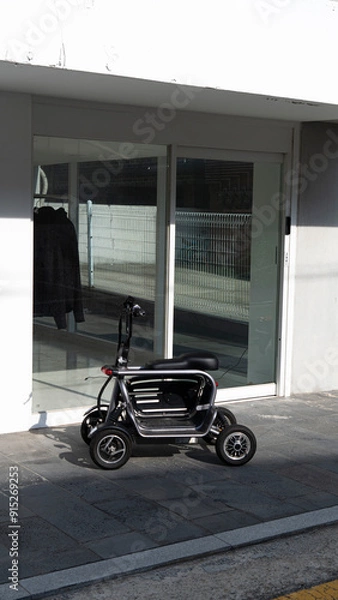 Obraz motorcycle on the street