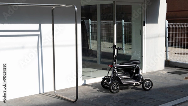 Obraz motorcycle on the street