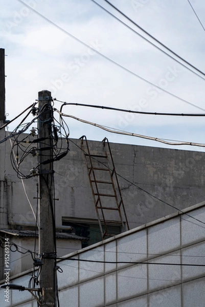 Obraz lines on the roof