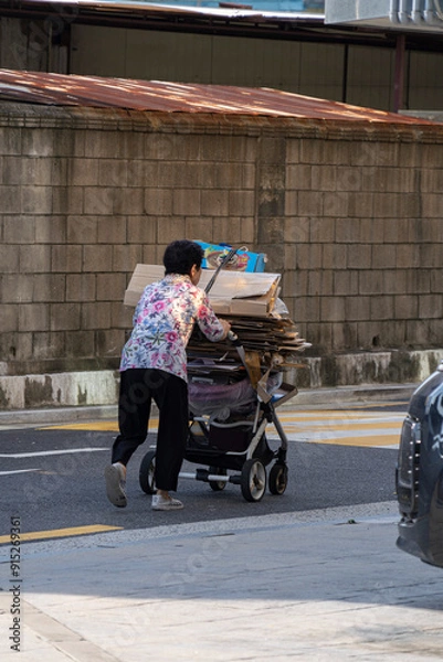 Obraz person on the street