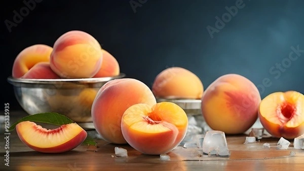 Obraz ice-cold peaches