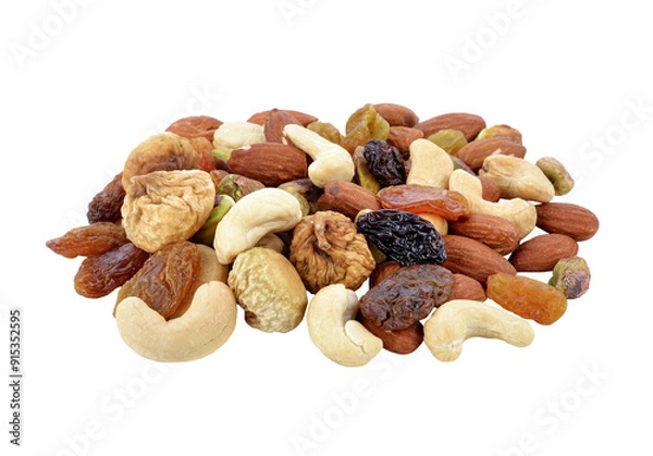 Fototapeta Group of nuts transparent png