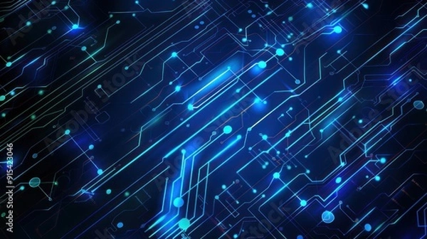 Fototapeta Abstract Digital Circuitry