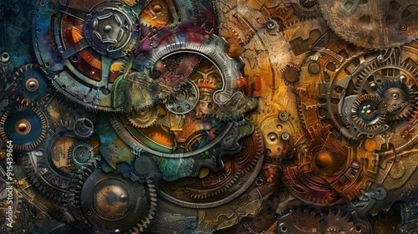 Fototapeta Vibrant Abstract Pattern for Versatile Use