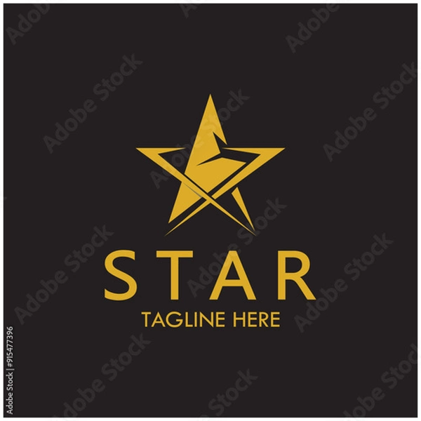 Fototapeta star logo template vector icon illustration design-vector