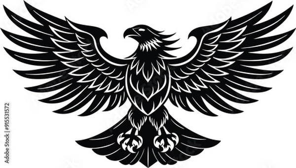 Fototapeta eagle tattoo design