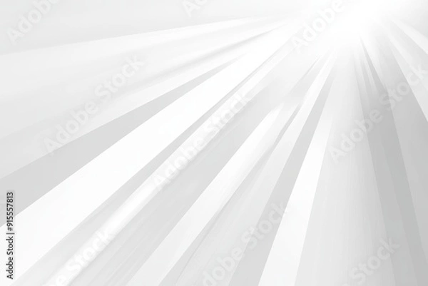 Fototapeta Illuminated abstract white rays background.