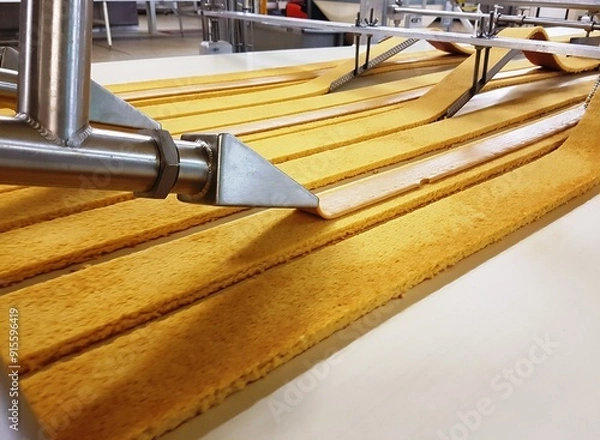 Fototapeta Chocolate Covered Caramel Layer Cake