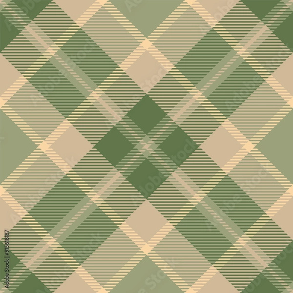 Obraz Cute tartan background texture, variety fabric pattern textile. Worn seamless check vector plaid in light and pastel colors.