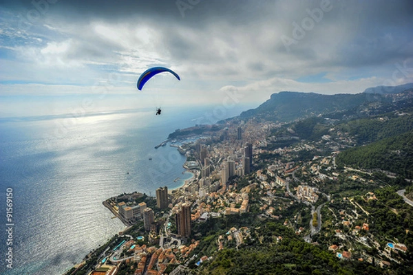 Obraz Monaco Monte Carlo Parapente