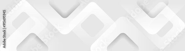 Fototapeta white abstract background with geometric shapes design