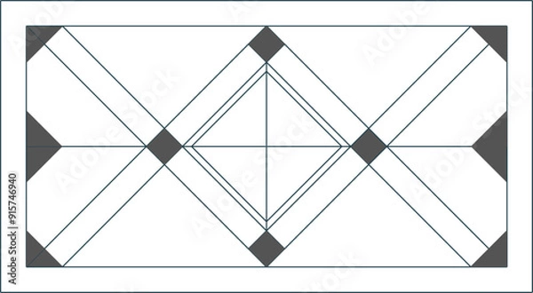 Fototapeta Vector sketch illustration silhouette design icon logo symbol baground pattern abstract modern classic vintage 