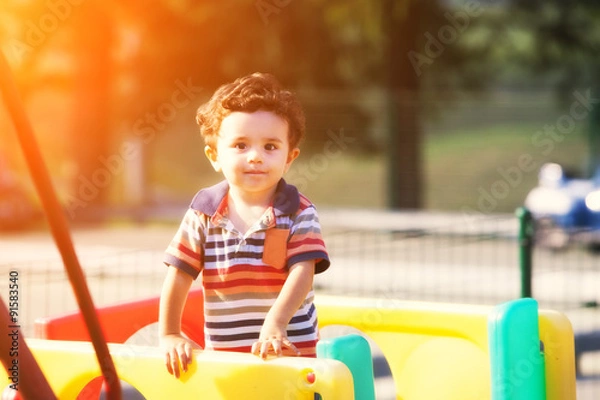 Obraz Bambino al parco giochi