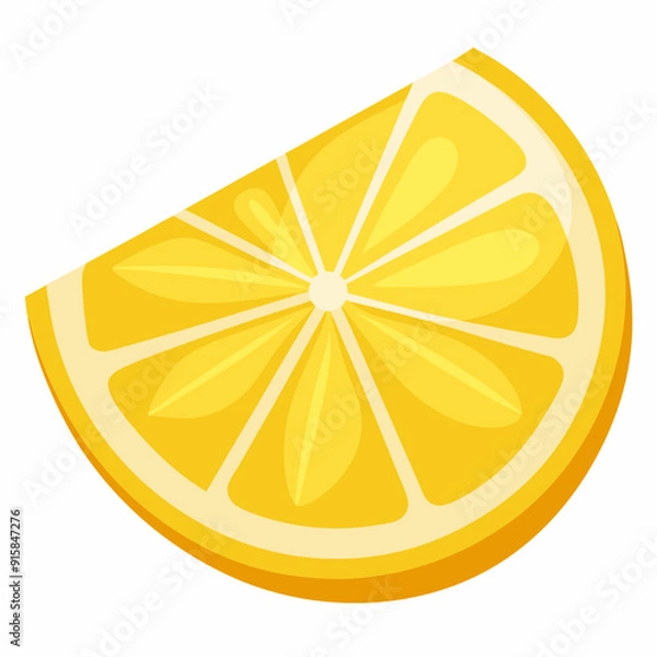 Fototapeta Lemon art vector illustration