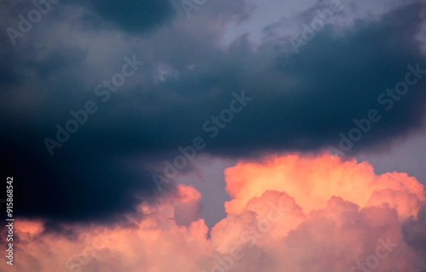 Obraz fire in clouds