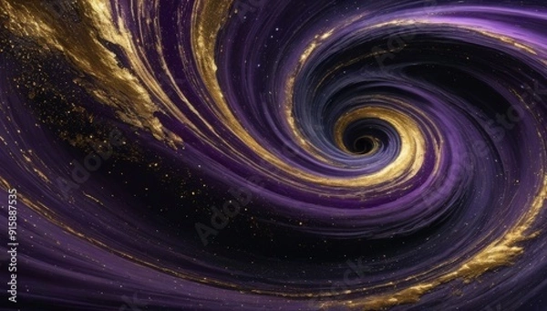 Fototapeta abstract spiral galaxy generative ai