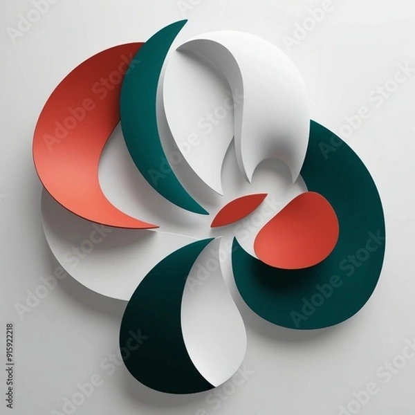 Fototapeta Abstract 3D Sphere