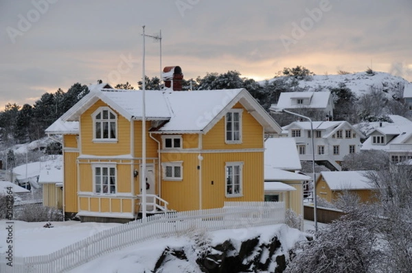 Obraz Gammalt skärgårdshus