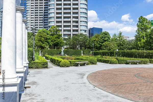 Fototapeta 汐留のイタリア公園