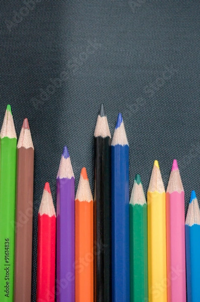 Obraz eleven color pencils