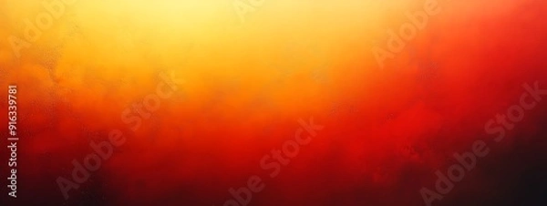 Fototapeta  Red orange gradient background design grainy noise texture backdrop abstract poster banner header design 
