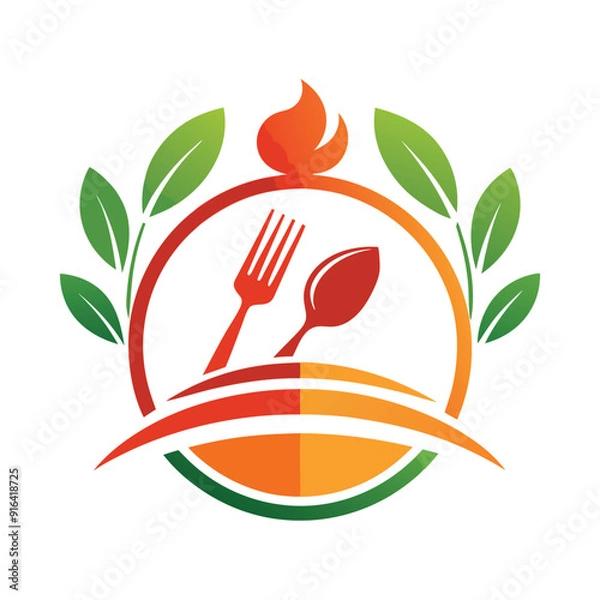 Obraz Restaurant logo design