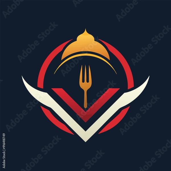 Obraz Restaurant logo design