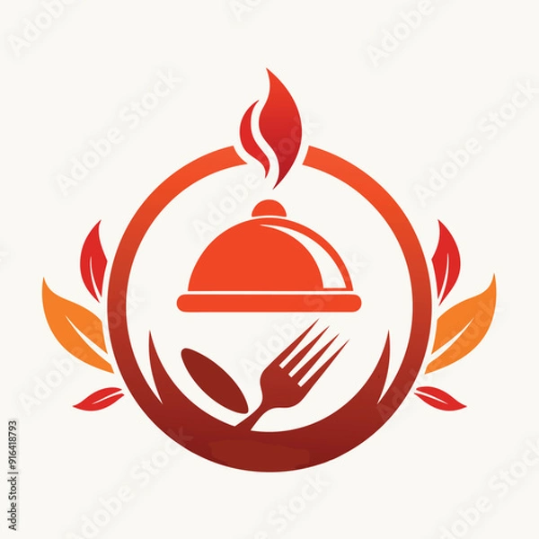 Obraz Restaurant logo design