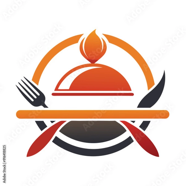 Obraz Restaurant logo design