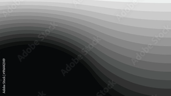 Fototapeta Black grey abstract background vector image for backdrop or presentation