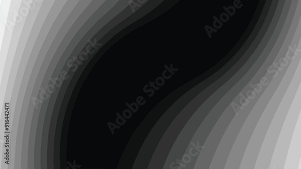 Fototapeta Black grey abstract background vector image for backdrop or presentation