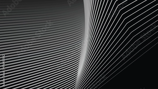 Fototapeta Black grey abstract background vector image for backdrop or presentation