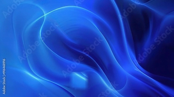 Fototapeta The Stunning Blue Minimalist Abstract Background: A Serene Blend of Simplicity and Elegance.