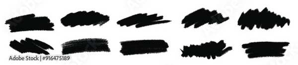 Obraz Grunge Brush Strokes Collection.