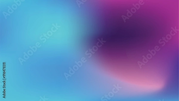 Obraz Gradient wireframe multicolored screen backdrop banner design template in blur style design vector