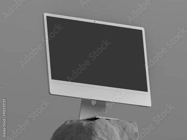 Obraz 3D Mockup, Computer Mockup to showcase your design
