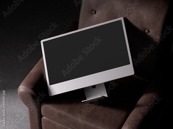 Obraz 3D Mockup, Computer Mockup to showcase your design