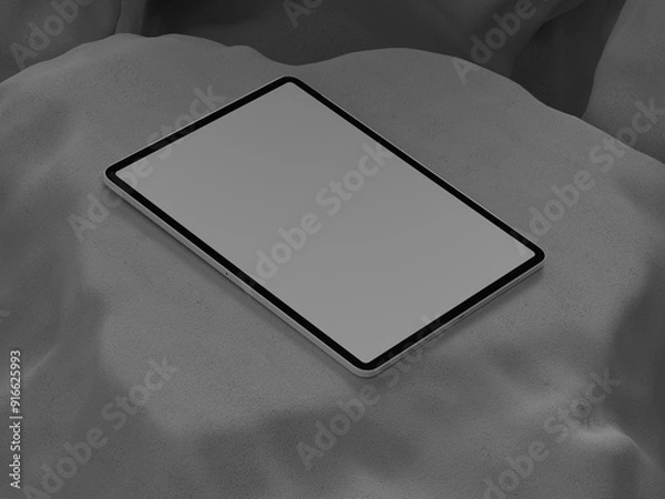 Fototapeta 3D Mockup, tablet Mockup to showcase your design