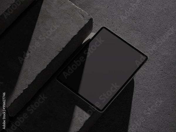 Obraz 3D Mockup, tablet Mockup to showcase your design