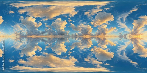 Obraz HDRI Just Sky Equirectangular Panorama 21