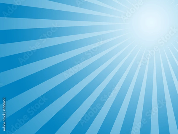 Obraz Blue Sun Background