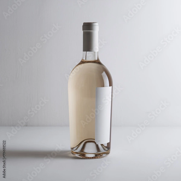 Fototapeta isolated image of a wine bottle