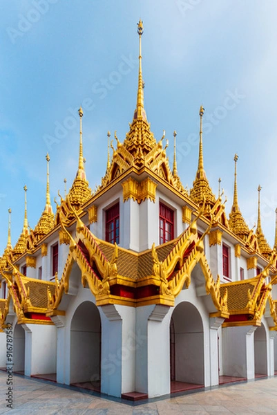 Obraz Wat Ratchanadda  Loha Prasat, Thailand